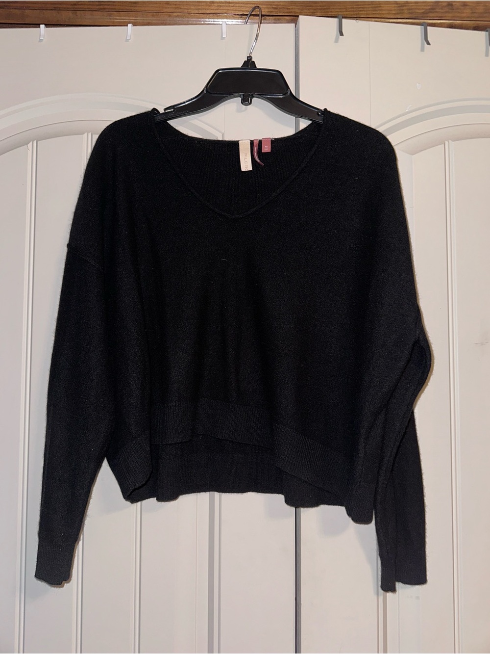Pilcro Black Cashmere Sweater